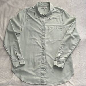 Light Green Button-Down Shirt